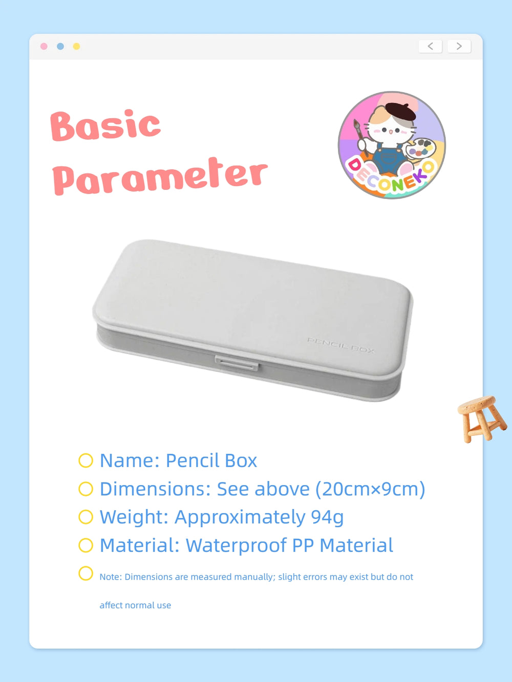 Decoden Cream Glue DIY Pencil Pouch Kit丨Kawaii Decoden Kit & Cream Glue Craft