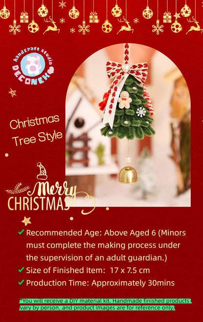 Pipe Cleaner Christmas Tree Ornament DIY Kit (Small Size)