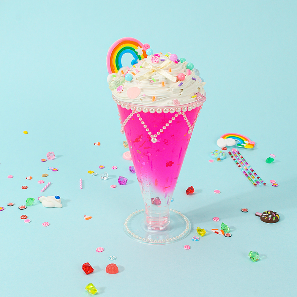 Decoden Cream Glue Ice Cream Cup DIY Kit - Kawaii Decoden Kit & Cream Glue Craft Set