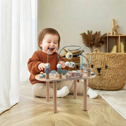 Wooden Activity Track Sensory Play Table