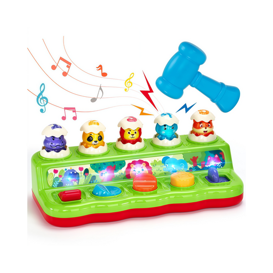 Musical Animal Whack - A - Mole Toy for Babies
