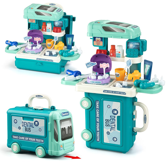 34-Piece Mobile Medical Station Doctor Kit