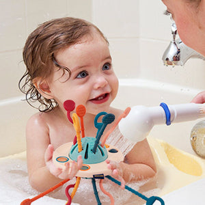 Food Grade Silicone Pull String Activity Toy