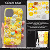 Decoden Cream Glue Phone Case DIY Kit – Kawaii Rabbit & Bear Charms