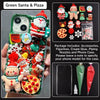 Decoden Cream Glue Phone Case DIY Kit – Kawaii Santa Christmas Charms