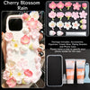 Decoden Cream Glue Phone Case DIY Kit – Kawaii Sakura Cherry Blossom Charms
