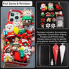 Decoden Cream Glue Phone Case DIY Kit – Kawaii Santa Christmas Charms