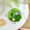 Moss Coaster DIY Kit – Textured Yarn Craft with Grid Canvas