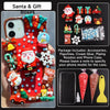 Decoden Cream Glue Phone Case DIY Kit – Kawaii Santa Christmas Charms