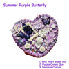 Decoden Cream Glue DIY Baroque Jewelry Box - Cute 2-Layer Heart Storage Case Kit