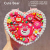 Decoden Cream Glue DIY - Kawaii Cartoon Heart Jewelry Box Organizer Kit