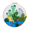DIY Needle Felting Landscapes Kit for Beginners - Wool Hoop Art Set - Ocean Series