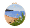 DIY Needle Felting Landscapes Kit for Beginners - Wool Hoop Art Set - Ocean Series
