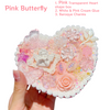 Decoden Cream Glue DIY Baroque Jewelry Box - Cute 2-Layer Heart Storage Case Kit