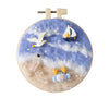 DIY Needle Felting Landscapes Kit for Beginners - Wool Hoop Art Set - Ocean Series