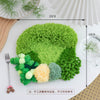 Moss Coaster DIY Kit – Textured Yarn Craft with Grid Canvas