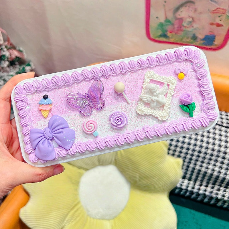 Cream Glue DIY Pencil Case Kit