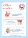Decoden Cream Glue DIY Baroque Jewelry Box - Cute 2-Layer Heart Storage Case Kit