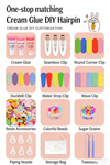 Decoden Cream Glue Hair Pin Kawaii DIY Party Kit - with Storage Box