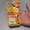 Decoden Cream Glue Phone Case DIY Kit – Kawaii Bakery Bread Charms