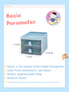Decoden Cream Glue DIY - Kawaii 2-Tier Drawer & Pen Holder Kit Set